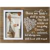 Buecasa Wooden Memorial Picture Frame 4x6 Inches Photo - Bereavement Sympathy Gifts for Loss of Loved One