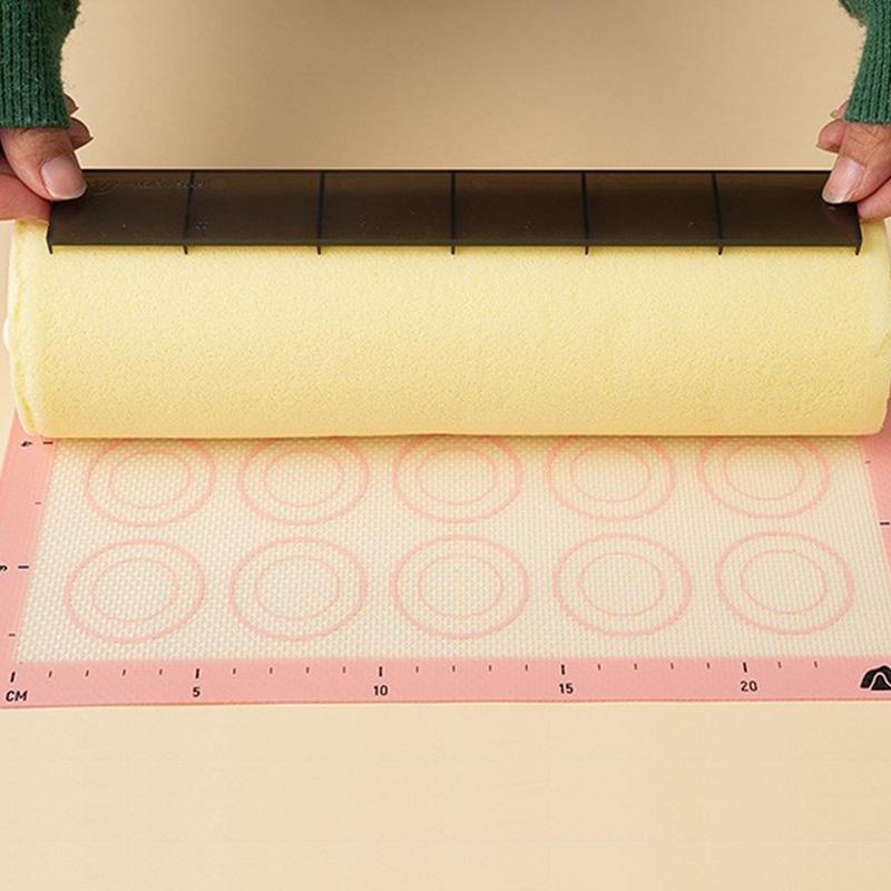 Pastry Cake Thickness Measure Ruler Cake Roll Ruler Uniform Division Molds Baking Ruler Auxiliaries Tool Home Kitchen