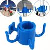 Beach Umbrella with Pole and 4 Corner Hooks for Patio Umbrella, Plastic Hooks Accessory