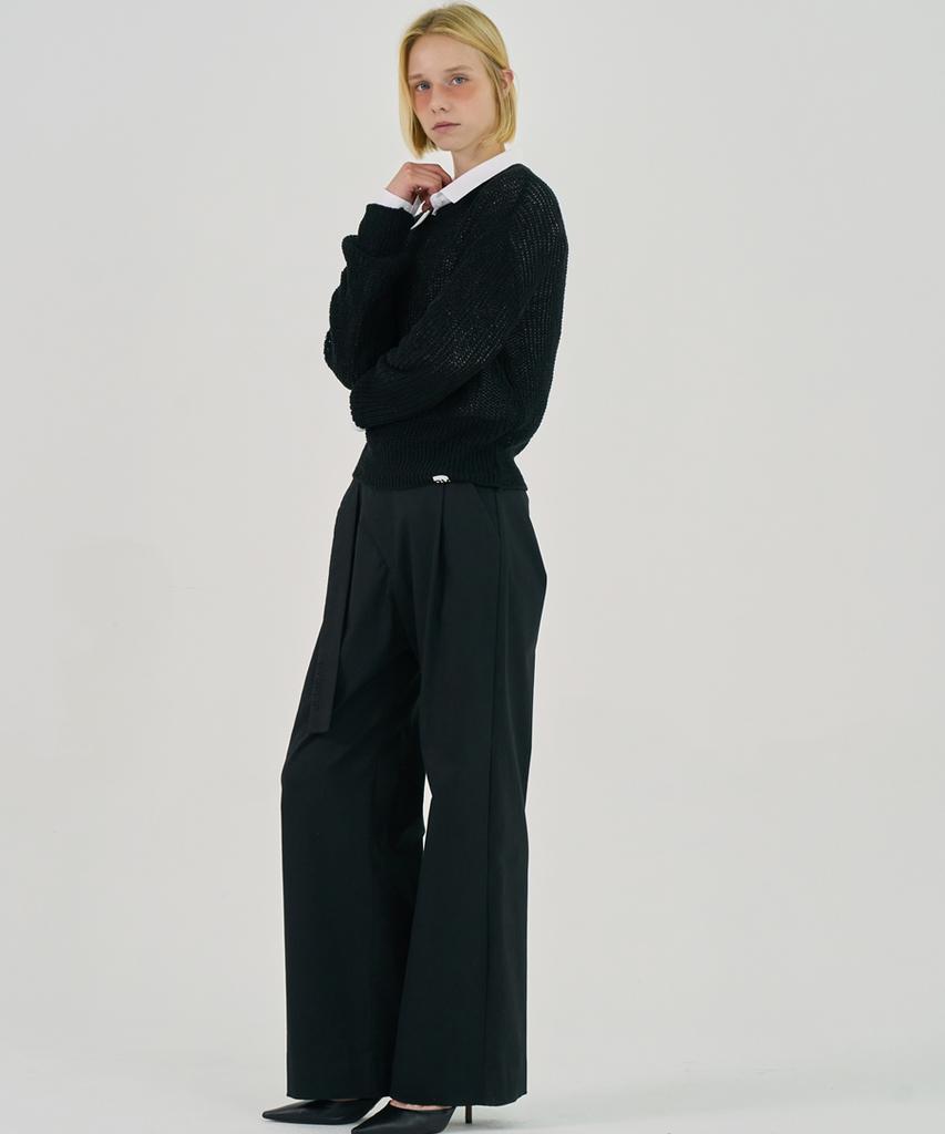 RAVEROUS Hazzi Cotton Knit Black