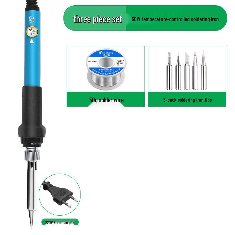 Digital Display Temperature Control Electric Soldering Iron Set for Home Repair & Welding
