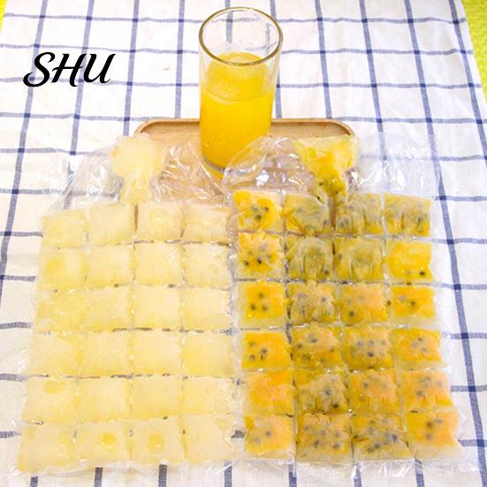 Ice Cube Bags 20Pcs Disposable Self-sealing Easy To Release Leak-proof Making BPA-Free Mold Trays Kitchen Supplies