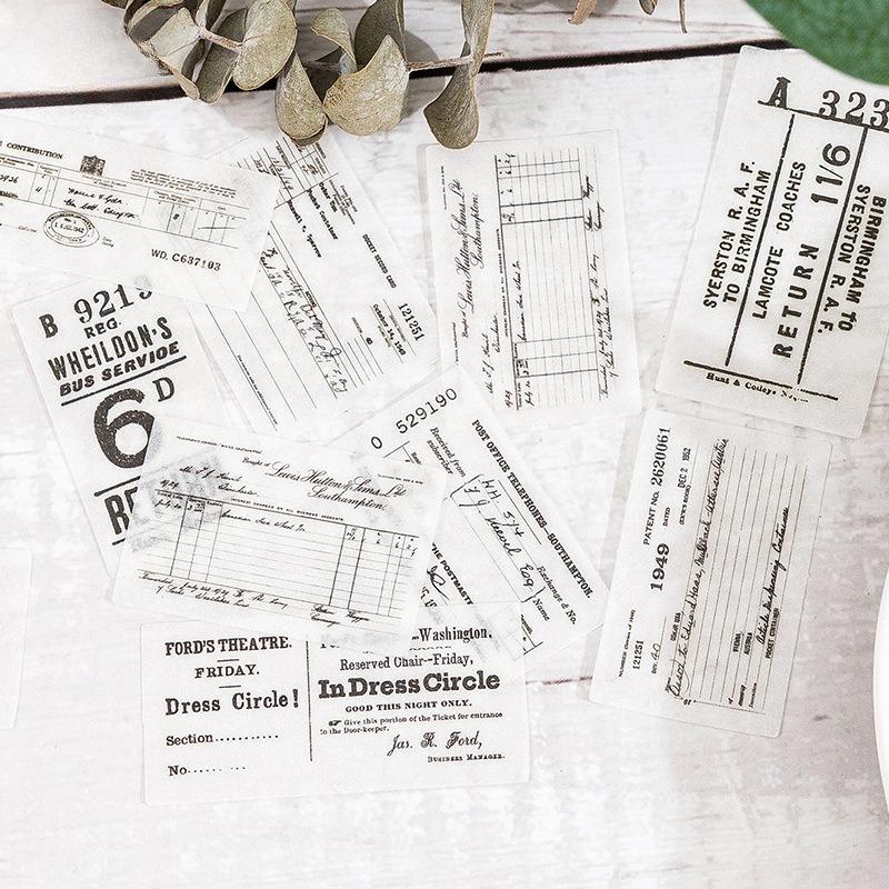 100pcs/1 lot Paper-packaged vintage series vintage DIY decoration base