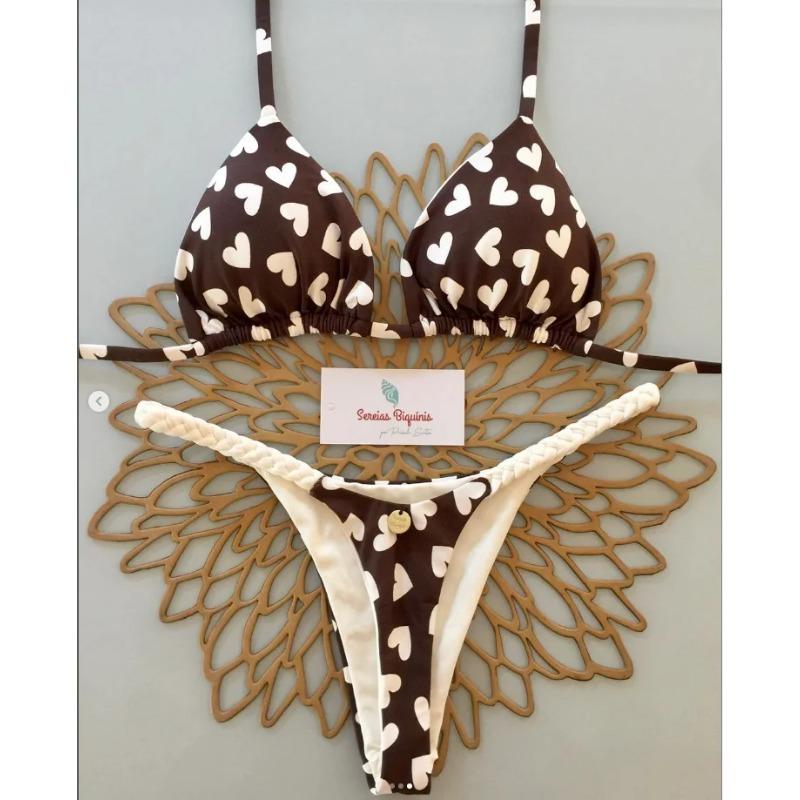 Swimwear Women Leopard Printed Sexy Bikini Set Striped Beachwear Summer Swimsuit Two-pieces Thong Bathing Suit Biquinis