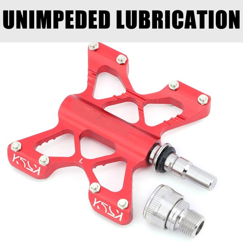 Aluminum Quick Releases Bicycles Pedals, 9/16Inch Flat Pedals Antislip Lightweight Dustproof Mountain Bicycles Pedals