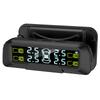 Tire Pressure Monitor with 4 External Sensors, Solar and Type C Charging, Auto On Off, Low Battery Alarm for Car SUV