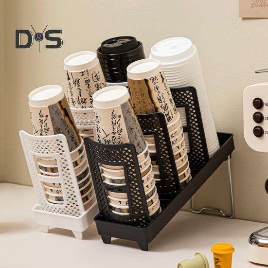Verstellbarer Getränkehalter, Einwegbecherspender mit abnehmbaren Paneelen, Getränkebecher-Organizer für das Wohnzimmer, für Kaffeepads, Strohhalme