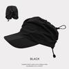 Unisex Adjustable Drawstring Baseball Cap Quick Dry Foldable Breathable Summer Sun Protection Hat for Men Women