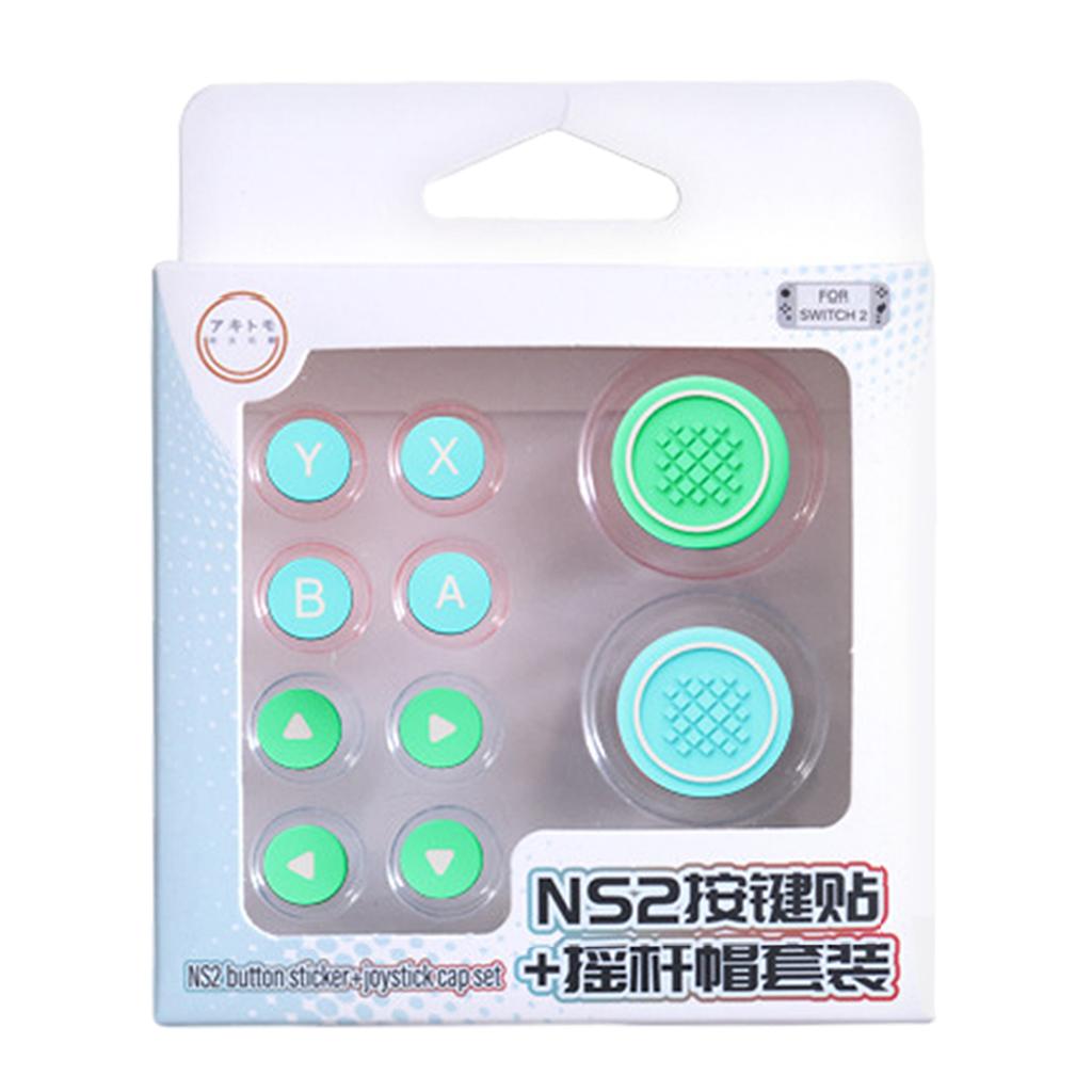 10 Colors Joystick Cap For Switch 2 Silicone Button Covers Thumb Grip Set Easy To Install Anti-Slip Comfort Grip Enhancer