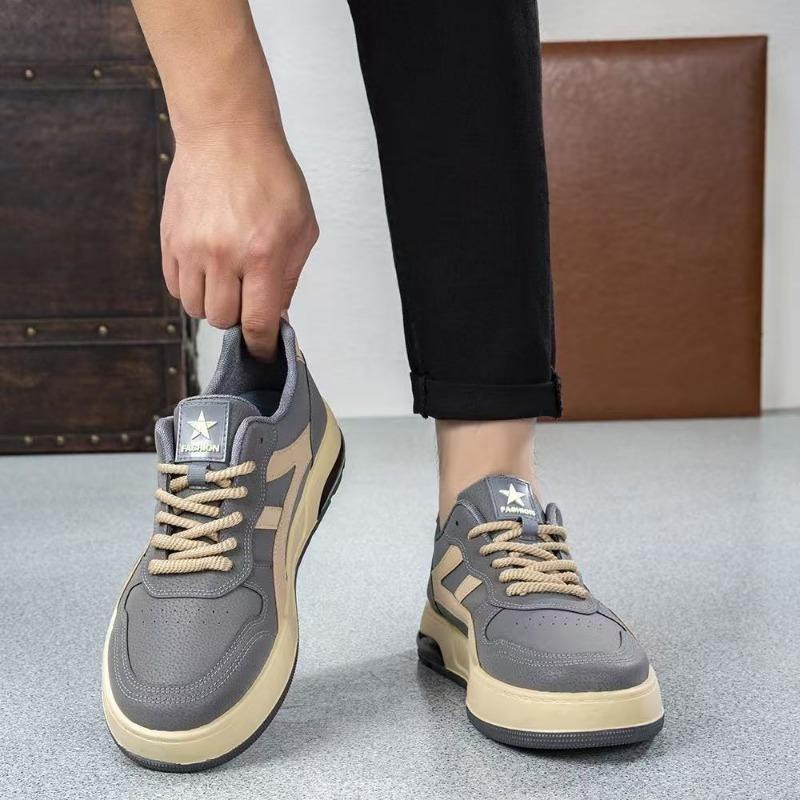 Men S Casual Board Shoes Breathable Thick Sole Fashion Running Sneakers