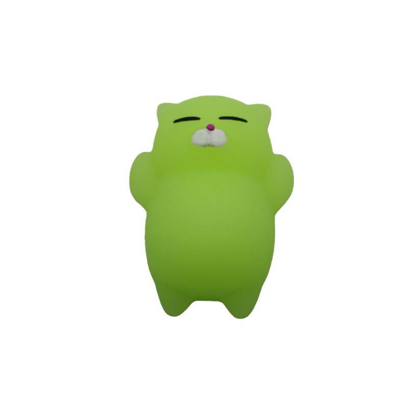 Japan Moe Small Animal Squeeze Toy: Soft Rubber Dumpling Peach