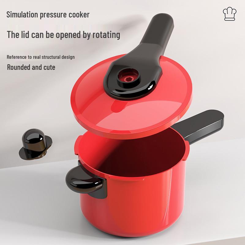 Kids' Pretend Play Kitchen Set: Cookware, Stir-Frying, and Cutting Toys for Boys & Girls