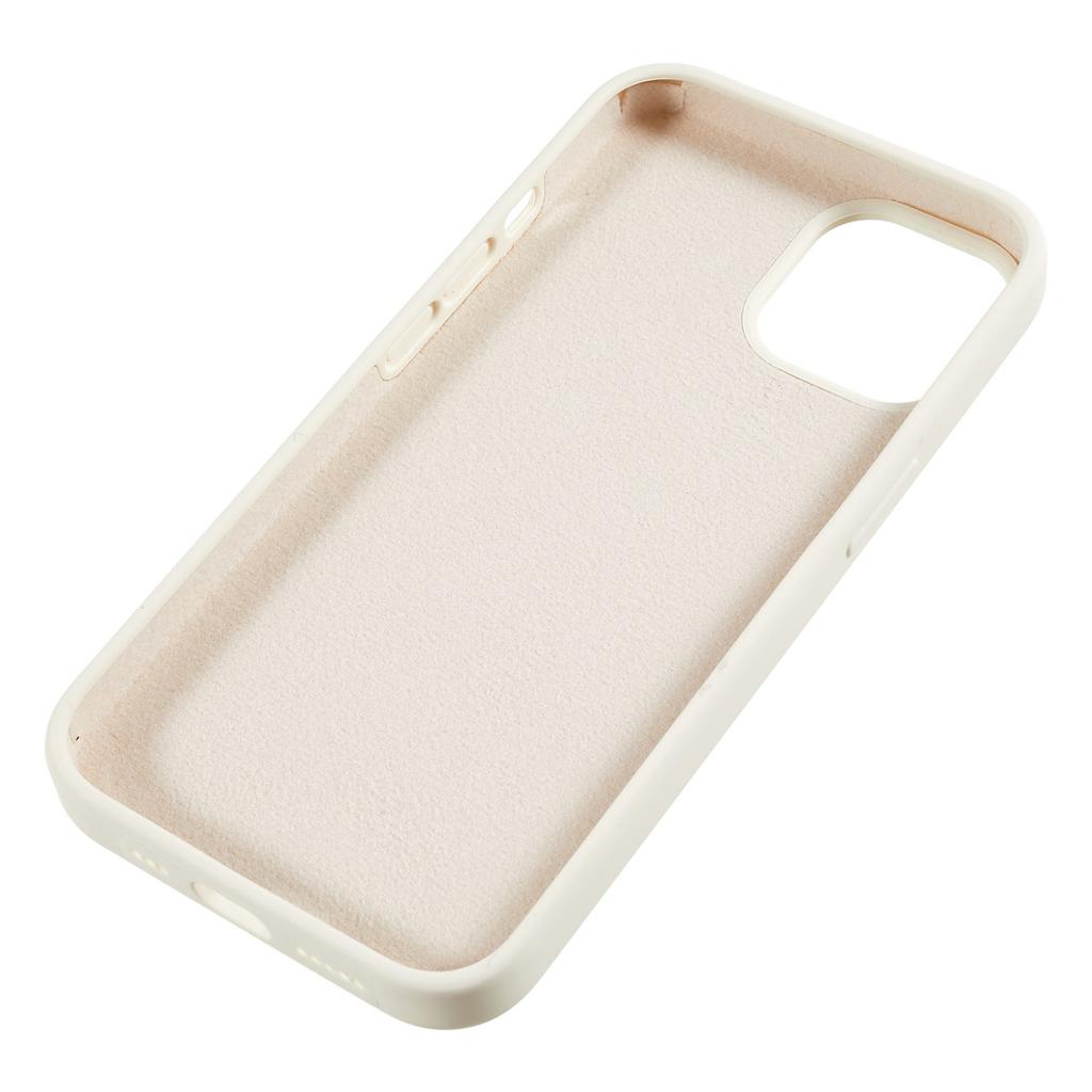 For iPhone 13 6.1 Inch Shockproof Liquid Silicone Phone Case Back Protective Cover with Soft Lining