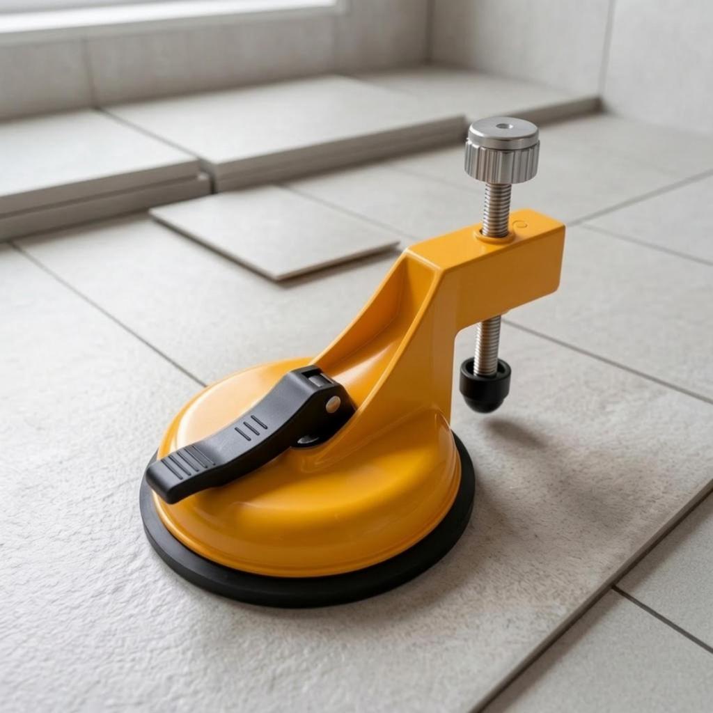 Tile Leveler with Suction Cup Non-Slip for Home Renovation, Installers