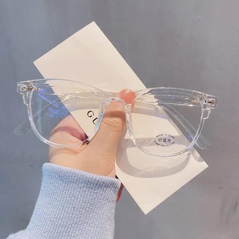 Classic Transparent Computer Glasses Frame Women Men Anti Blue Light Blocking Glasses Optical Glass Lenses Oculos Male