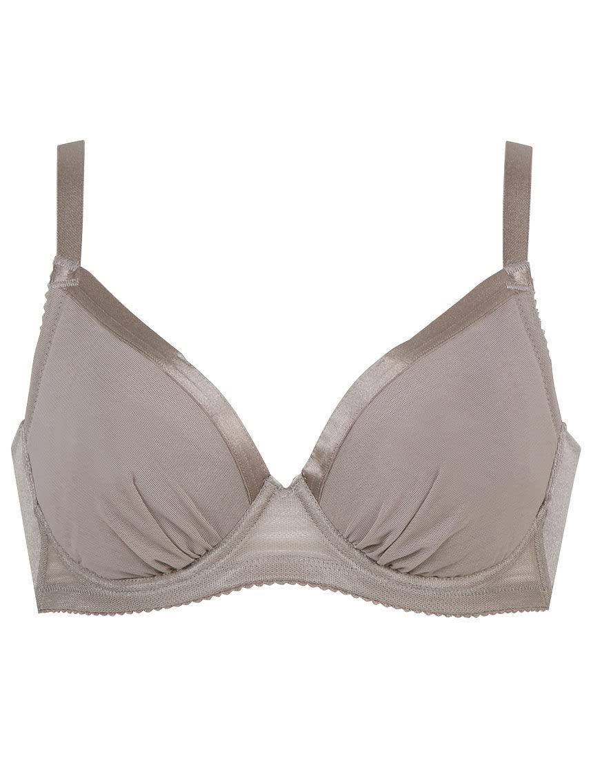 

Wacoal Bra BRB422 BR Shifts volume between the top and bottom cups for a slimming effect [Slimming Bra] G65 compact,