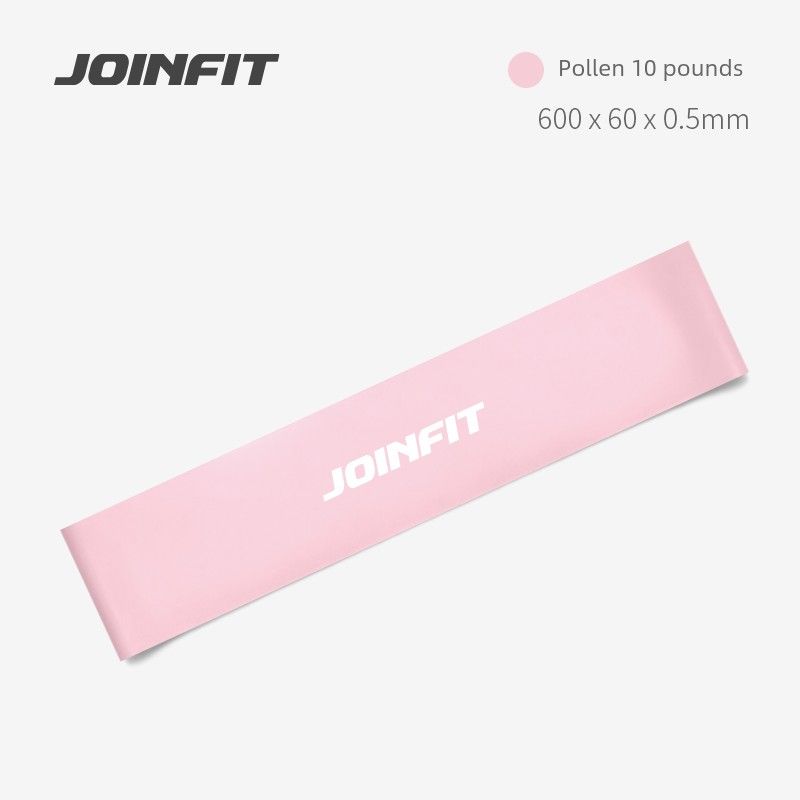 

Joinfit Natural Latex Anti-Drag Slim Leg Hip Exercise Band Flower cluster powder 10 pounds