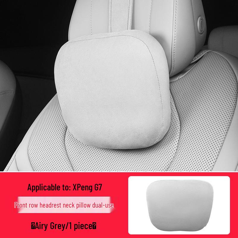 XPeng G7 Neck and Lumbar Support Pillow - Comfortable Car Headrest and Soft Cushion Accessory