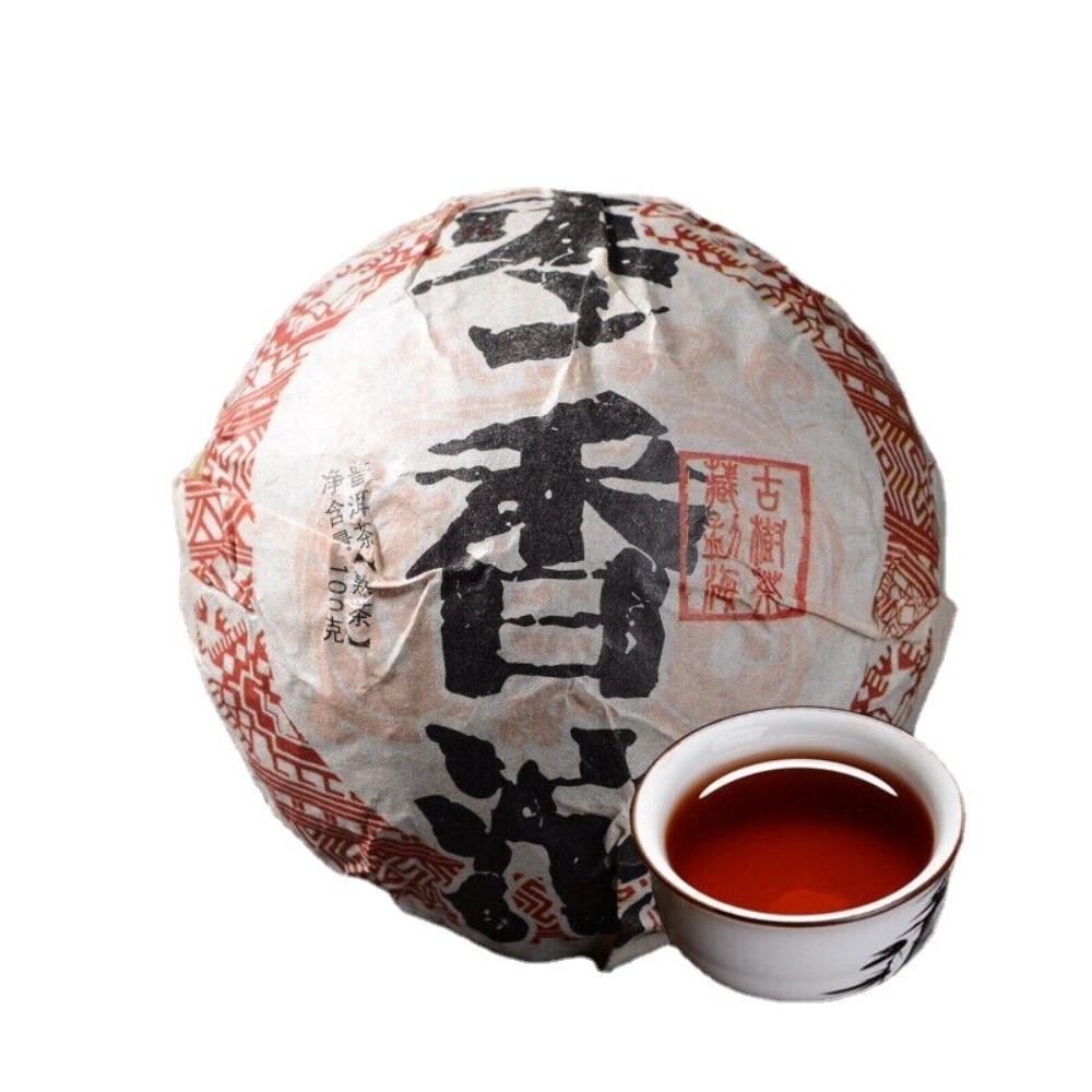 500g Natural Bamboo Shell Jujube Scented Ripe Pu-erh Tea