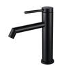 Black Bathroom Hot And Cold Mixed Water Basin Faucet 304 Stainless Steel Drawing Gold Deck Mounted Mixer Sink Tap Crane