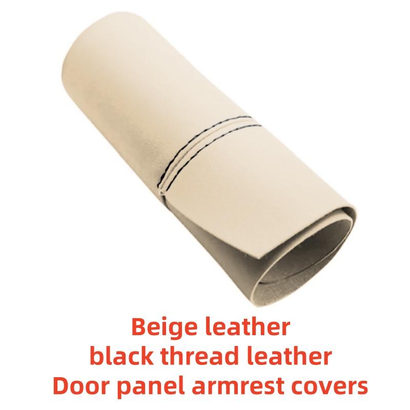 Khaki Beige leather Door panel armrest covers Black For Volkswagen Golf 4 MK4 Jetta Bora 1998 1999 2000 2001 2002 2003 2004 2005