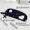 Star Print Pencil Case Large Capacity Pen Bag Durable Stationery Organizer  School Office
