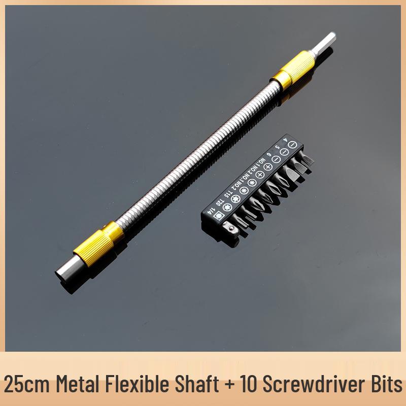 Metal Soft Shaft Bit Extension Multi-Angle Drill Screwdriver Adapter