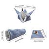 Hamster Hammock Cave Shed Small Pet Warm Hut Cage Tunnel for Guinea Pigs