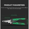 LAOA Electrician Pliers Needle Nose Pliers 9 in 1 for Clamping Screwing Wire Stripping Cable Cutting Wire Splitting LA320919