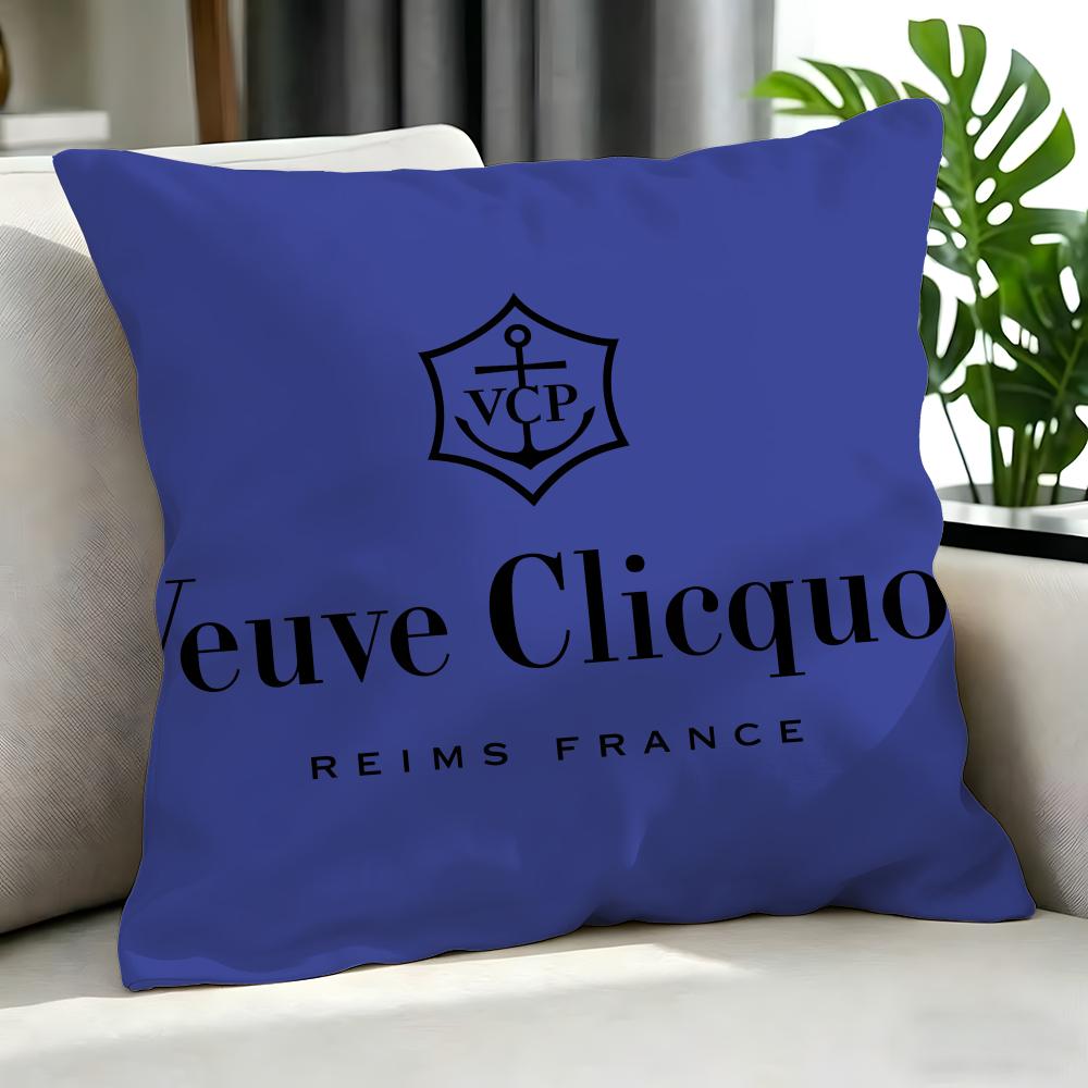 Merk Veuve Clicquot Kussenhoes Kussenhoes Set 4 Stuks 50X50 45X45 40X40 Kussensloop Decoratief Bank Huisdecoratie Linen 18*18(CM)-1Pcs
