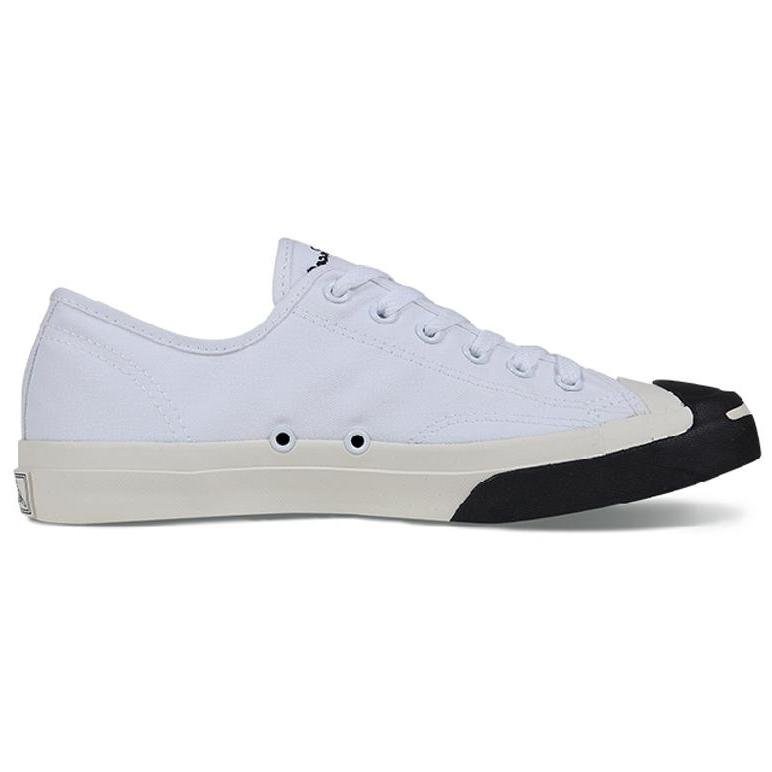 Converse Jack Purcell Round Toe Comfortable Warm Non-Slip Wear-Resistant Low-Top Skate Shoes Unisex sneaker White 157414C