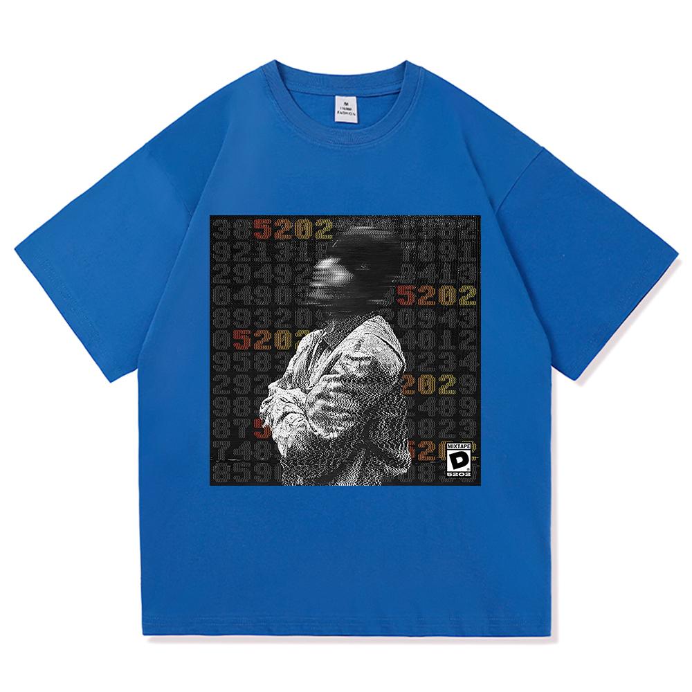 Duki 5202 MIXTAPE T Shirt 2025 New Album Retro Fashion Men/women Clothing Vintage Harajuku High Quality Clothes Cotton Tshirts