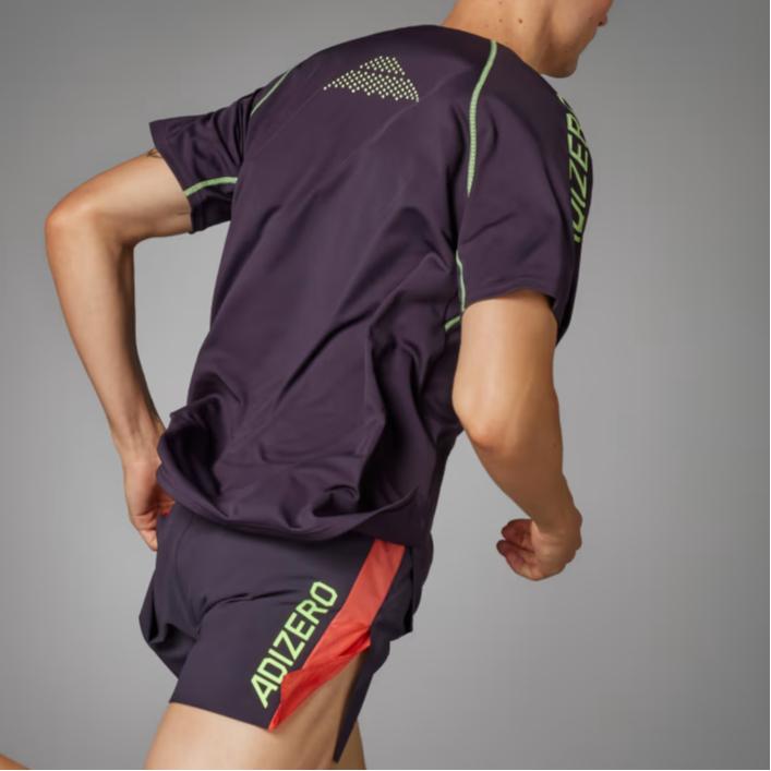 Adidas Striped Print Athletic Shorts Men Bottoms Black Aurora IU0690