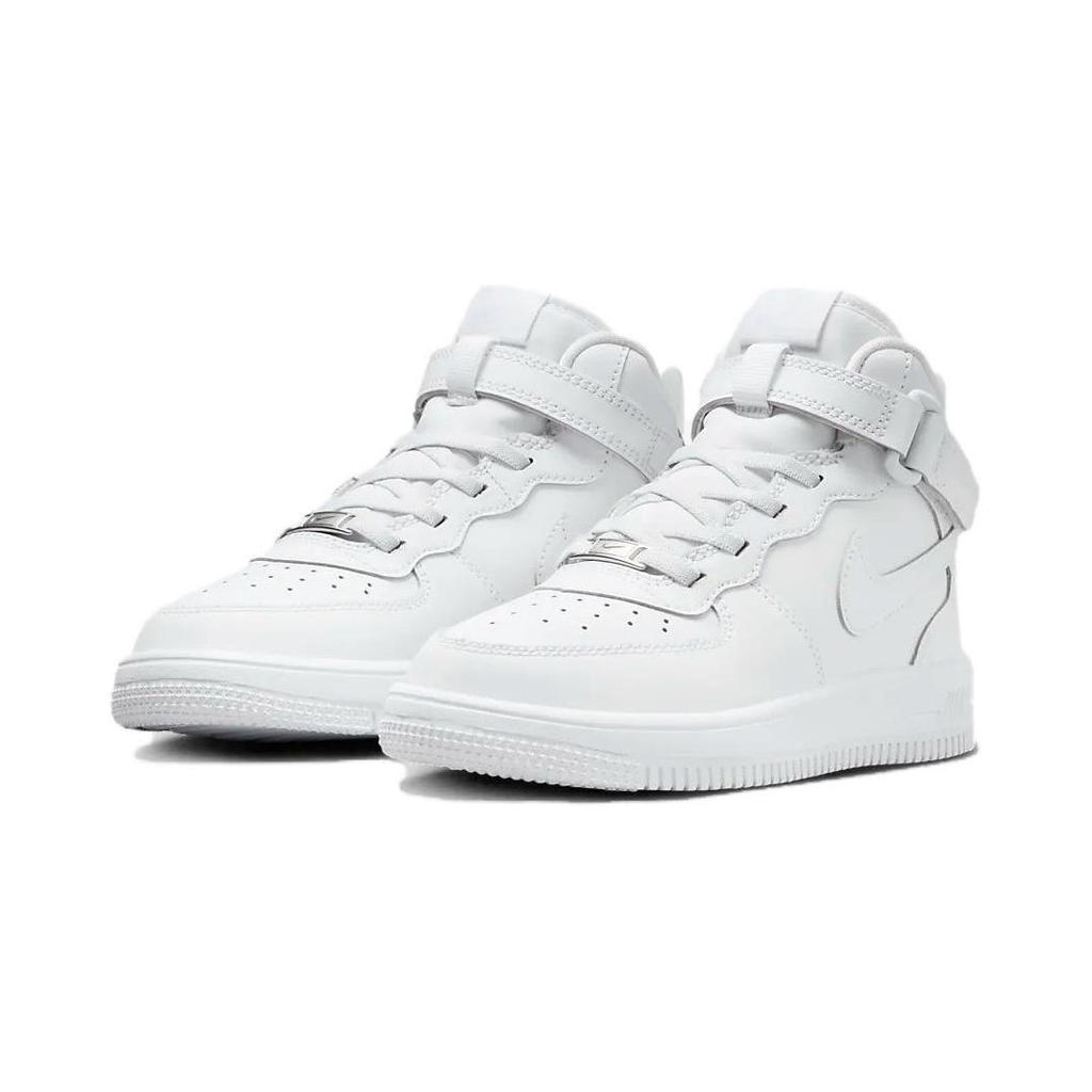 Nike Force 1 Mid EasyOn PS 'Triple White' FJ1917-111