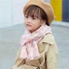 Schal für Kinder, koreanische Mode, karierte Quastenschals und Tücher, für Jungen und Mädchen, Herbst und Winter, dicke, warme Kaschmirschals