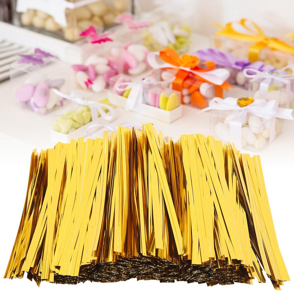 3200PCS PET Ties 10cm for Brd Bag Packaging Lolipop Dessert Sling