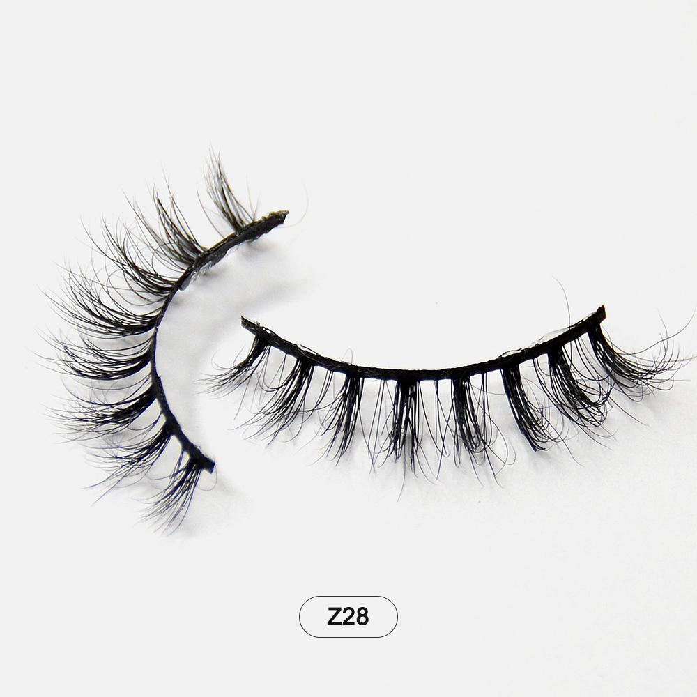 Dropshiping Makeup Mink Lashes Fluffy Soft Full Fake Eyelashes Natural False Eyelashes Wispy Lash Extension