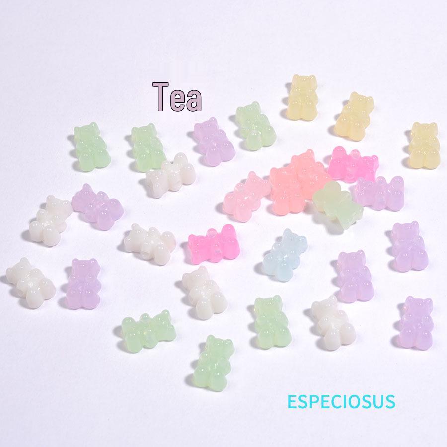 

Мини-бусины в форме желейных мишек гамми для изготовления браслетов своими руками - Акриловые аксессуары ручной работы 12x8MM