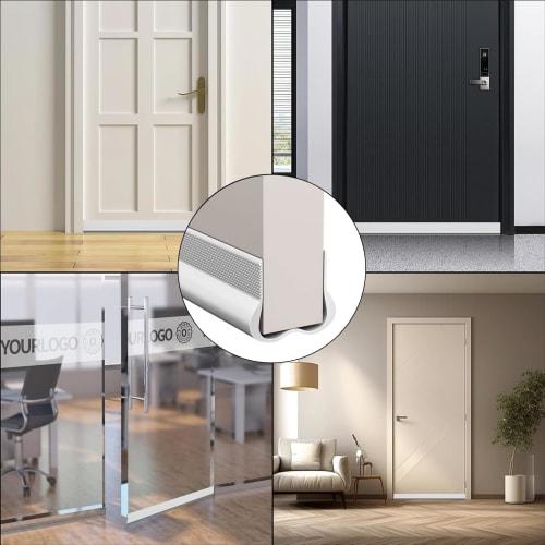 Syntelusa Door Bottom Gap Tape, Fills Gaps Under Doors, Soundproofing Tape, Draft Prevention Tape, Prevents Drafts, Reduces Noise, Soundproofs, Insect