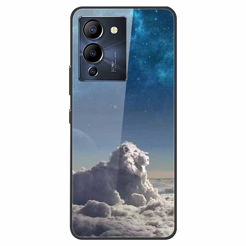 

For Infinix Note 12 G96 Case X670 Marble Tempered Glass Hard Back Cover for Infinix Note12 Helio G96 Phone Cases 6.7 Fundas For Infinix X670