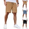 Herrshorts för fritid och arbete med dragsko och fickor