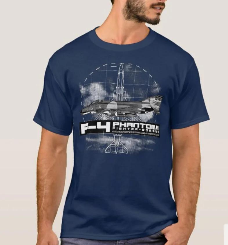 

F4 Phantom II Supersonic Jet Interceptor and Fighterbomber TShirt Summer Cotton Short Sleeve ONeck Mens T Shirt New S3XL 4XL