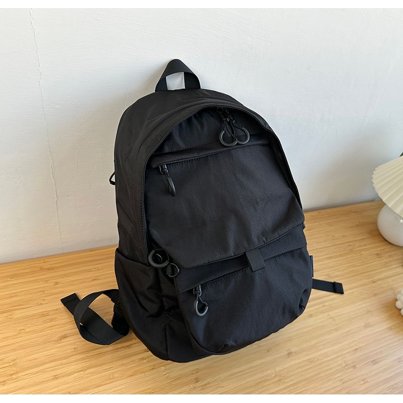 

Japanese Super Lightweight Crossbody Dual-Use Women s Casual Backpack Black(Send small pendant medium high 37*26*13cm)