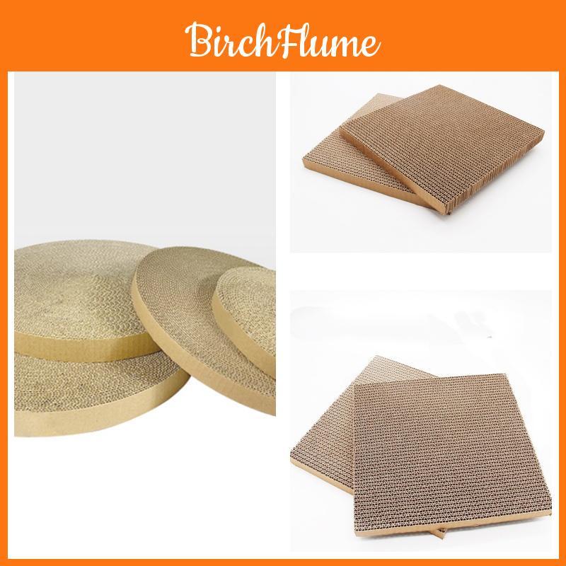 High-density Pet Toy Cat Scratching Board With Smooth Corrugated Paper Customizable Shape Cutting Manufacturer Direct