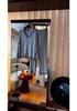 Modal Flower Long-Sleeve Pajama Set - Women's Two-Piece Solid Color Loungewear