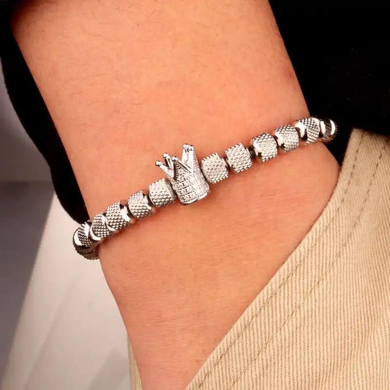 High aesthetic Rare Limited , Retro, Versatile Men's Bracelet Domineering, Trendy and Fashionable,