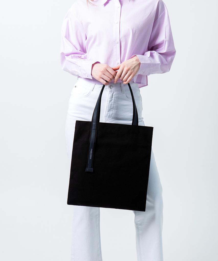 Fasciera Handle Point Canvas Shoulder Bag_Libra05