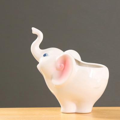 Lindas macetas de elefante para suculentas, miniplantas en maceta, adornos de escritorio, decoración del hogar y el jardín