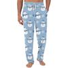 Men's Christmas-Printed Pocket & Sleep Pants | Soft Cotton Blend, Elastic Waist