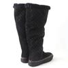 Excellent LOUIS VUITTON Boots Black Mouton Women 35 Used